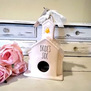 Rae Dunn Birdhouse "Brides Side" 🩷